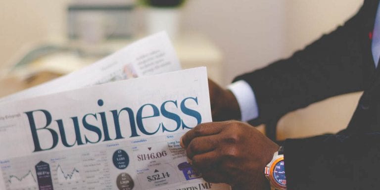 Business newspaper