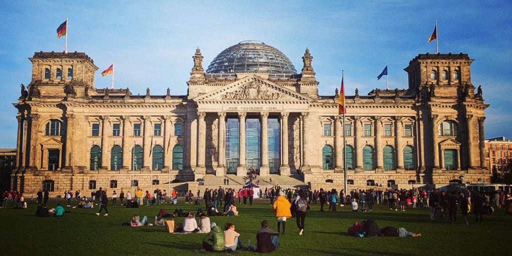 Photo of the German Bundestag in Berlin