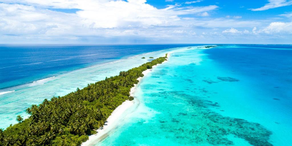 An island of the Maldives